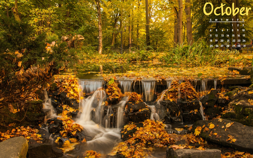 October 2020 - Autumn Waterfall