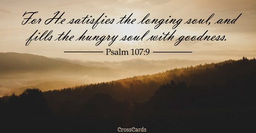 Psalm 107:9