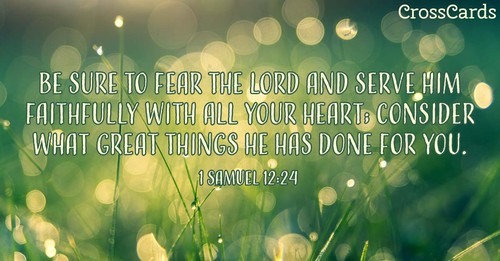 1 Samuel 12:24