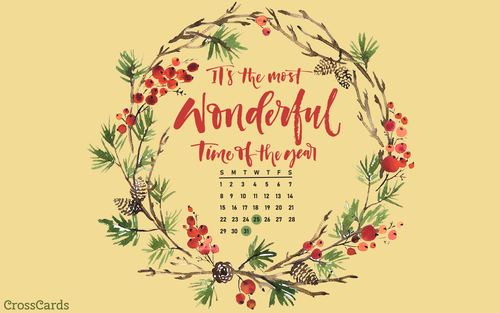 December 2019 - Christmas Wreath