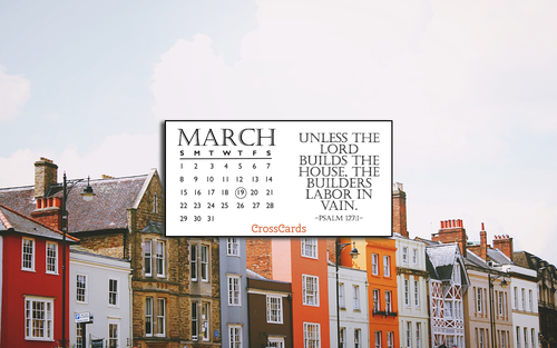 March 2020 - Psalm 127