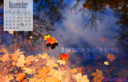 Free November Computer Desktop Calendars- Wallpaper Backgrounds