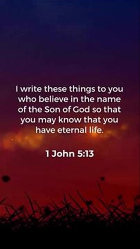 1 John 5:13