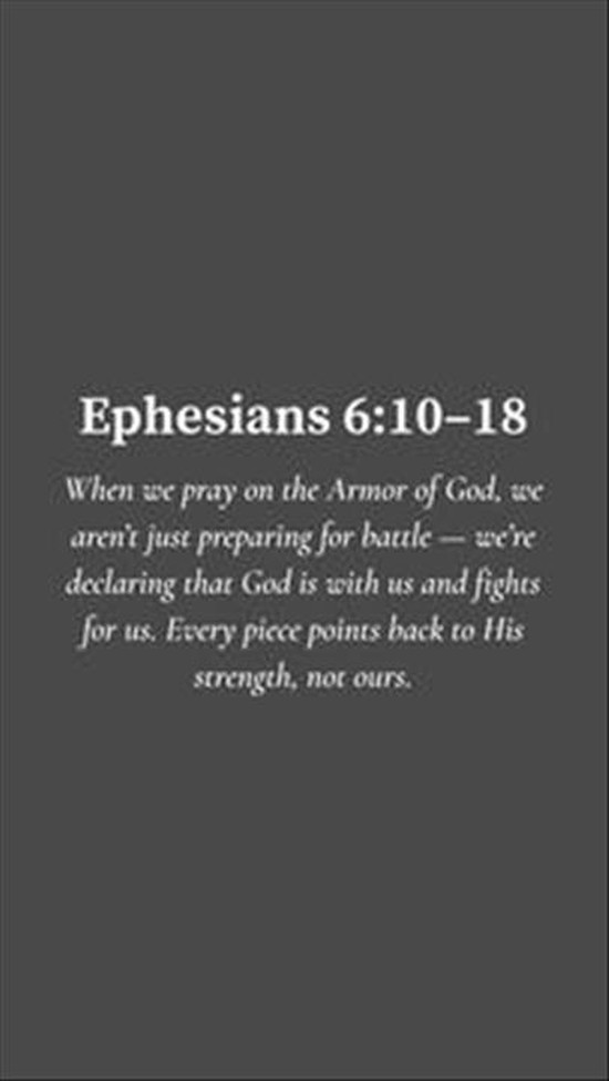 Ephesians 6:10-18