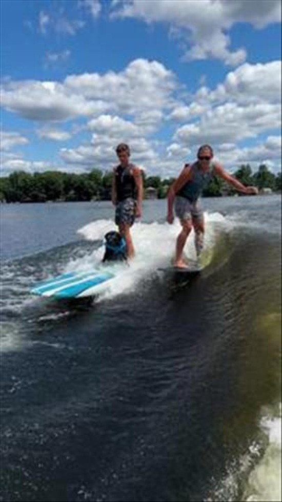 Professional Wake Surfer Pup