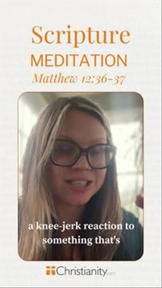 Jesus said that every careless word we speak matters. 😳