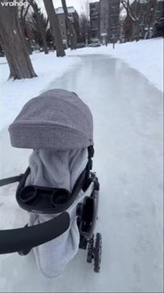 Ice Skating With a Baby