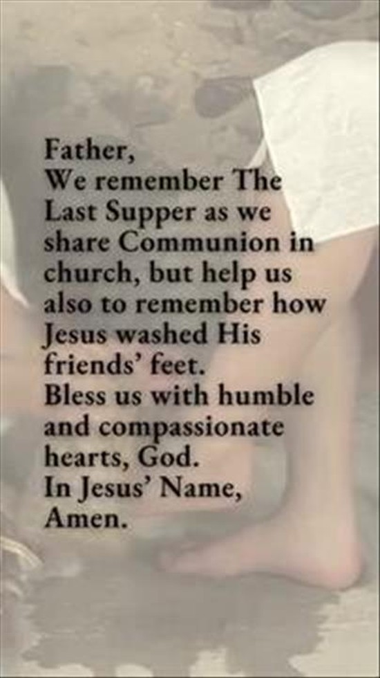 Praying the Power of God’s Word during Lent: John 13:14