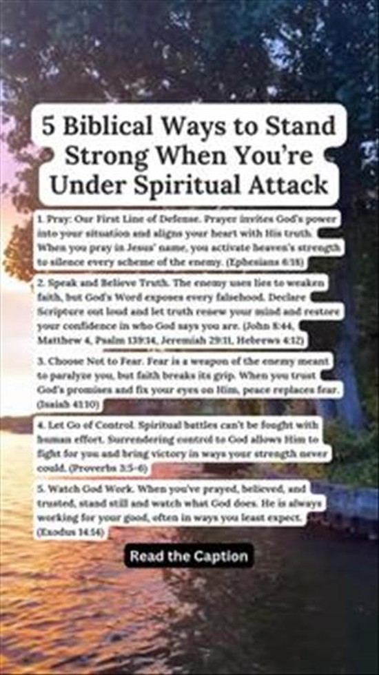 5 Biblical Ways to Stand Strong When You're Under Spiritual Attack