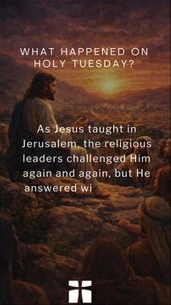 Holy Tuesday is easy to overlook… but it’s one of the most powerful days of Holy Week.