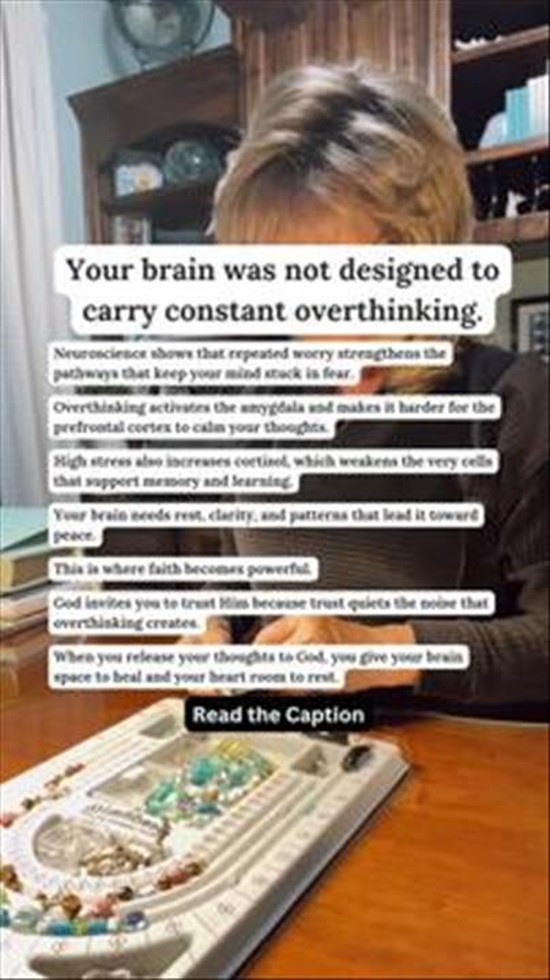 Your Brain was Not Designed to Carry Constant Overthinking