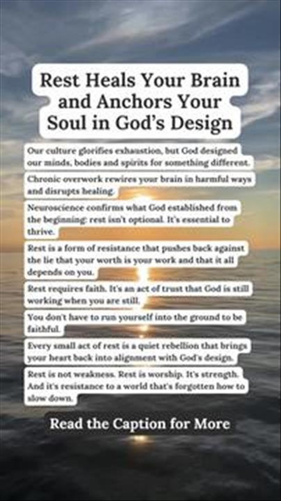 Rest Heals Your Brain and Anchors Your Soul in God's Design