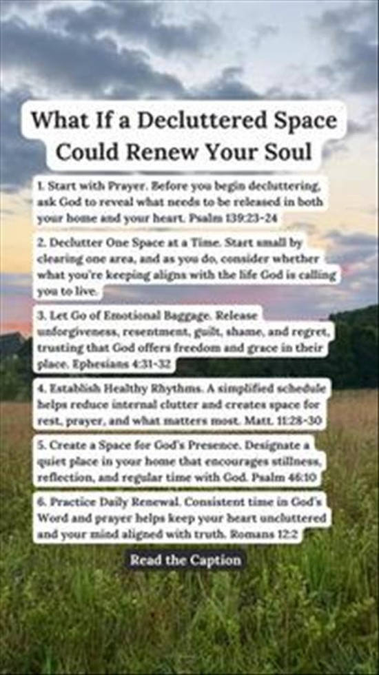 What If a Decluttered Space Could Renew Your Soul