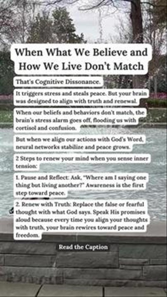 When What We Believe and How We Live Don't Match