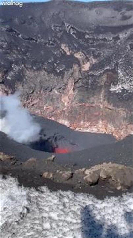 The View From The Top Of A Volcano