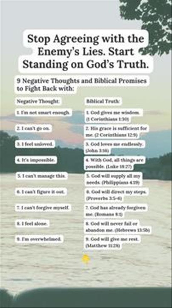 Stop Agreeing with the Enemy's Lies. Start Standing on God's Truth