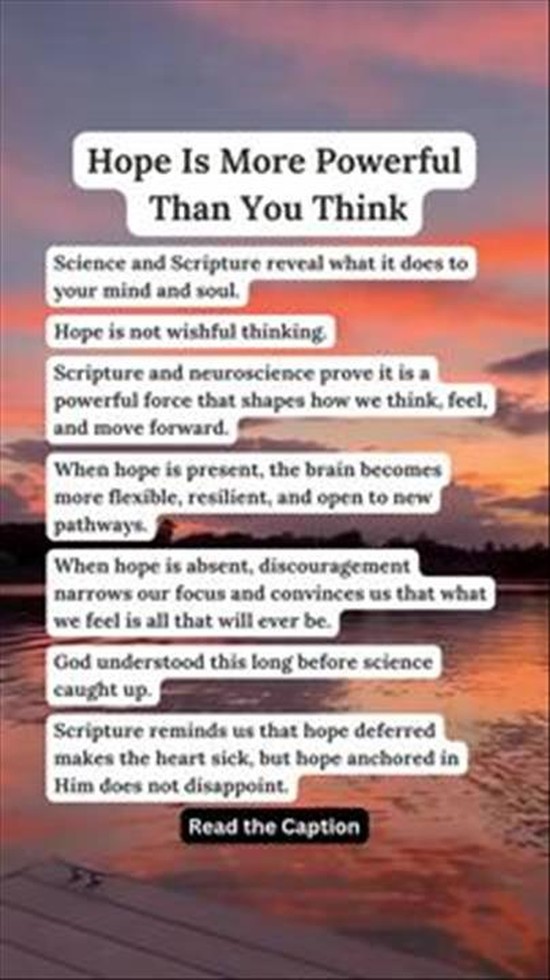 Hope is More Powerful than You Think