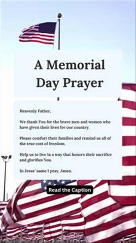 A Memorial Day Prayer