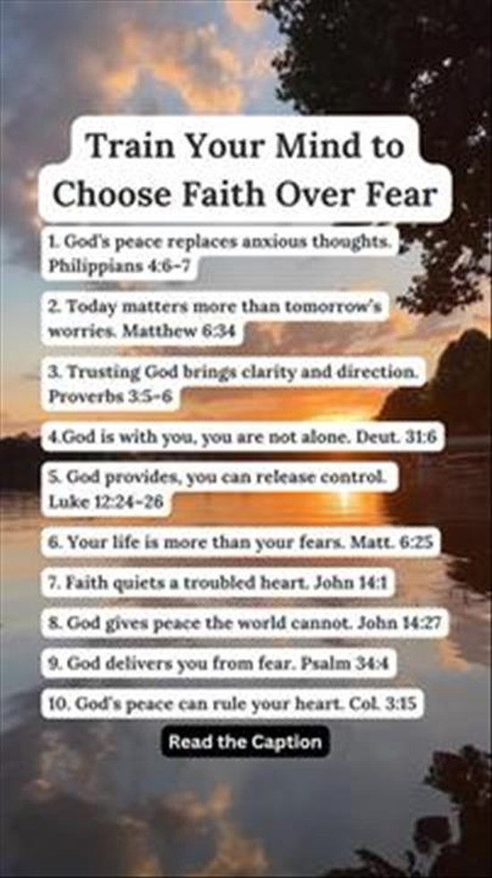 Train Your Mind to Choose Faith Over Fear