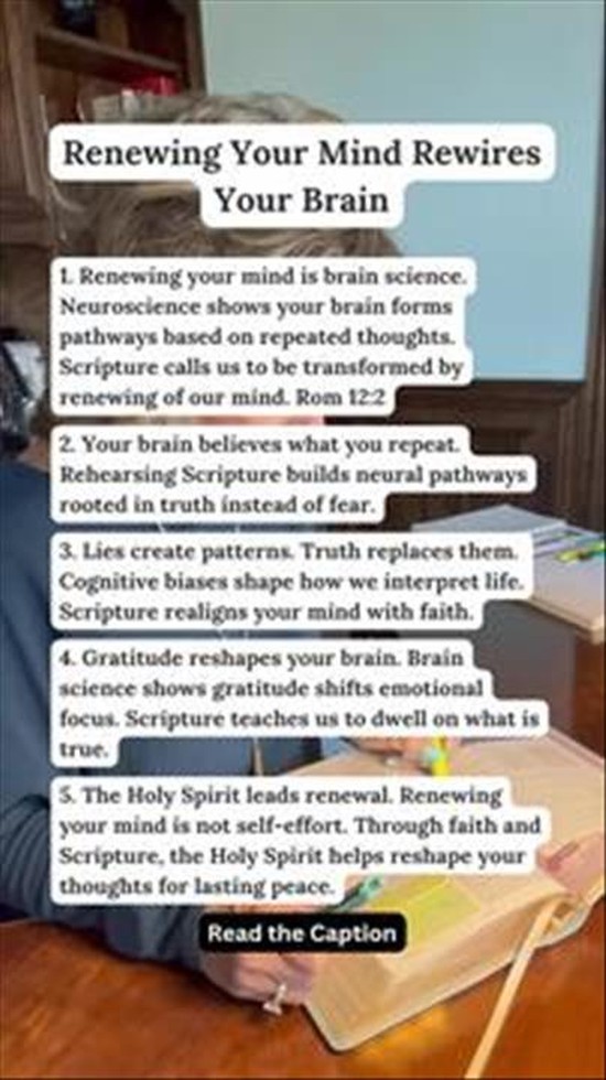 Renewing Your Mind Rewires Your Brain
