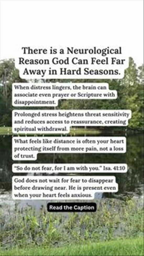 There is a Neurological Reason God Can Feel Far Away in Hard Seasons