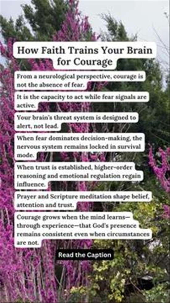 How Faith Trains Your Brain for Courage