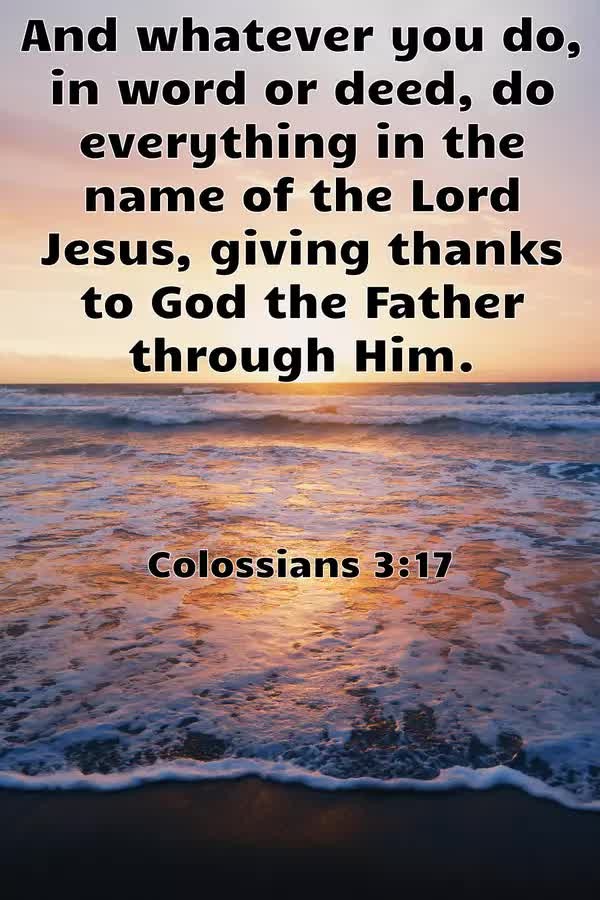 Colossians 3:17