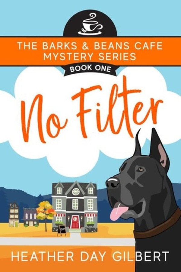 book cover of no filter by heather day gilbert, christian mystery authors