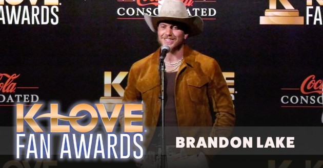 Brandon Lake Talks Baptisms, Staying Humble and Finding Rest Back Home | 2026 K-LOVE Fan Awards