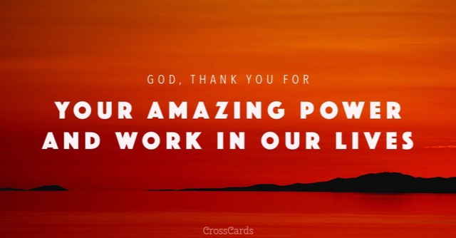 thank you god