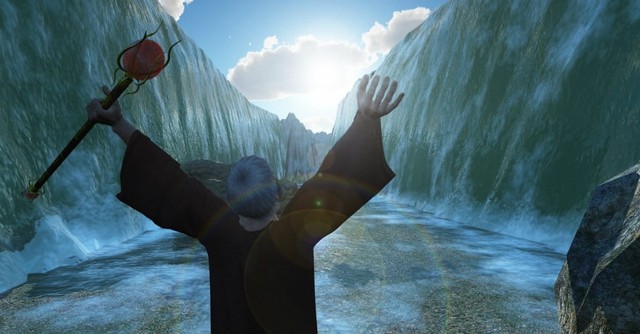 Moses before the Red Sea