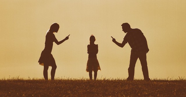 parents disagreeing and arguing over child, train up a child