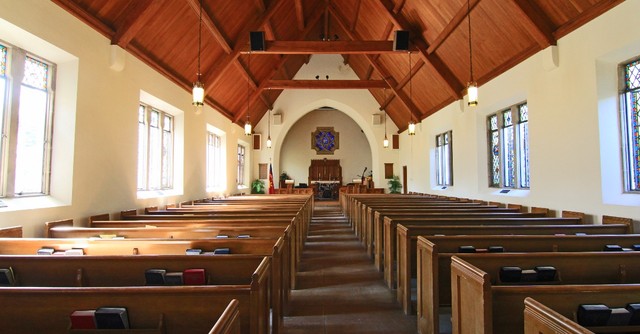 Inside of a church snactuary