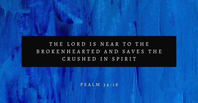 Psalm 34:18 Scripture card