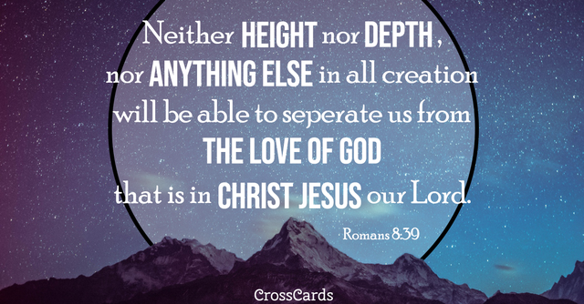 bible verses about love - romans 8:39