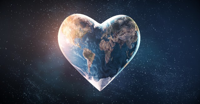 The world in a heart shape, popular bible verses about gods love