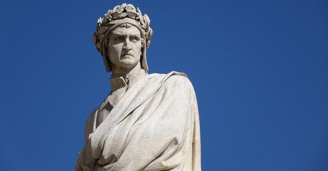 Statue of poet Dante Alighieri