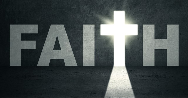 Faith with cross as the T