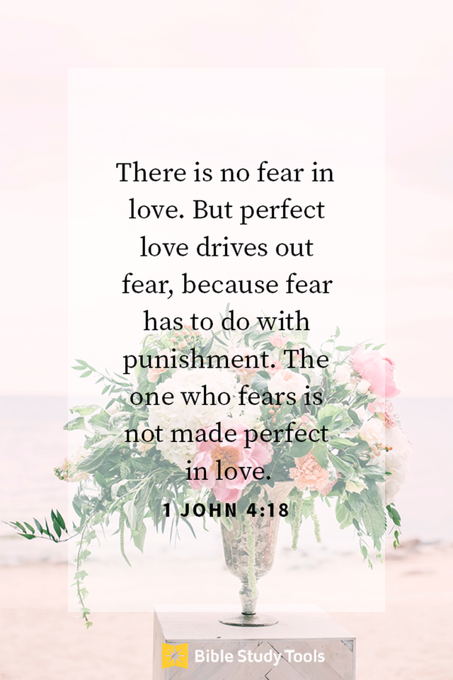 no fear in love bible quote