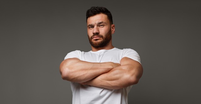 muscular man full of pride and arrogance, ways to spot false prophets