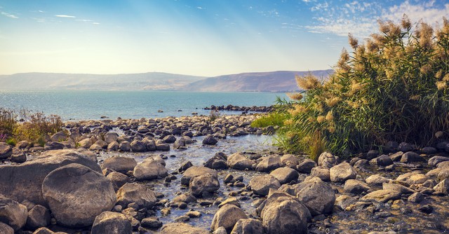 seaside shore by the Sea of Galilee, Capernaum