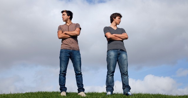 Two brothers at odds