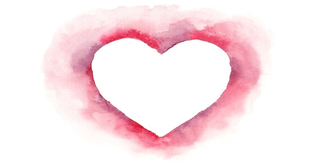 Valentine Heart watercolor