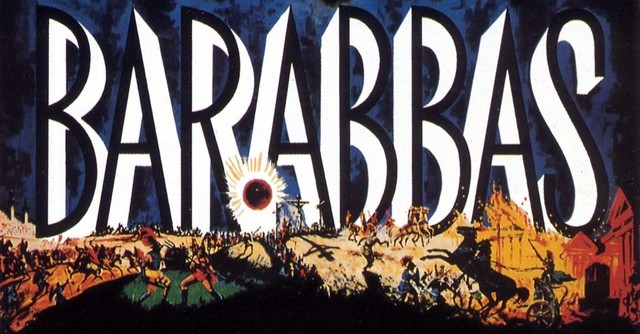 Barabbas 1961 poster, jesus movies