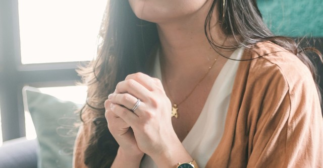 Woman praying
