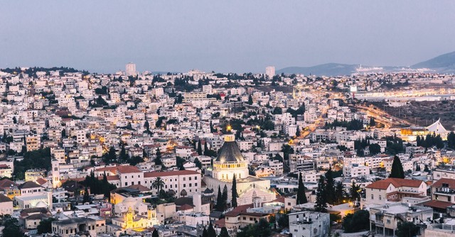 The modern town of Nazareth