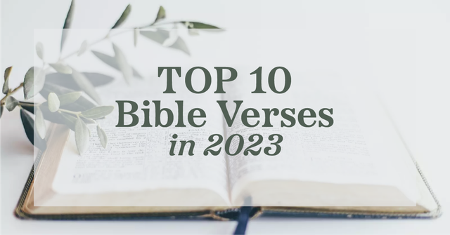 Top 10 Most Read Bible Verses in 2023