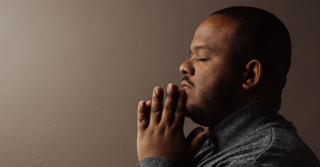 Man praying