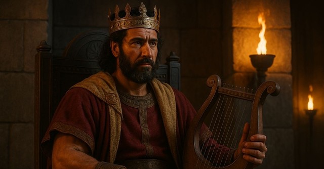 Biblical depiction of King David