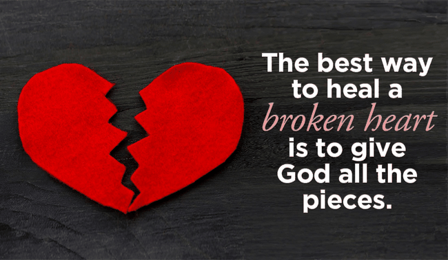 healing prayer for broken heart